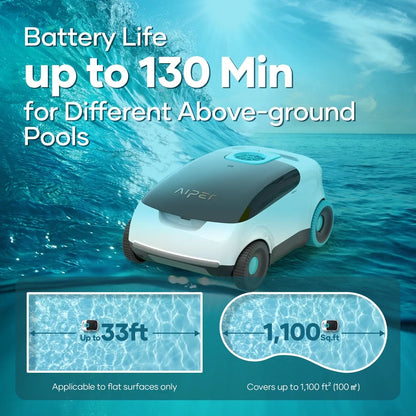Scuba L1 Cordless Robotic Pool Cleaner for above Ground Pools