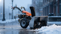 Electric Hand-Pushed Full-Gear Snow Blower Winter Urban Road Snow Removal Machine 220V New Condition — Lifestyle