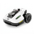 Robot Lawn Mower Designed for Small Lawns, AI Vision Technology, 1/4 Acre Coverage, Adjustable Height