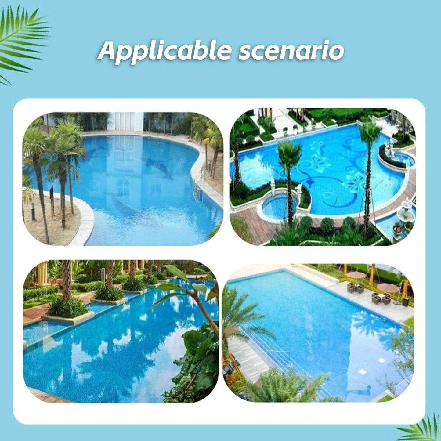 Cleaner Full Automatic Robotic Pool Cleaner Self-Parking Cordless Pool Vacuum Cleaner Robot