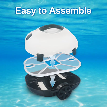 Cleaner Full Automatic Robotic Pool Cleaner Self-Parking Cordless Pool Vacuum Cleaner Robot